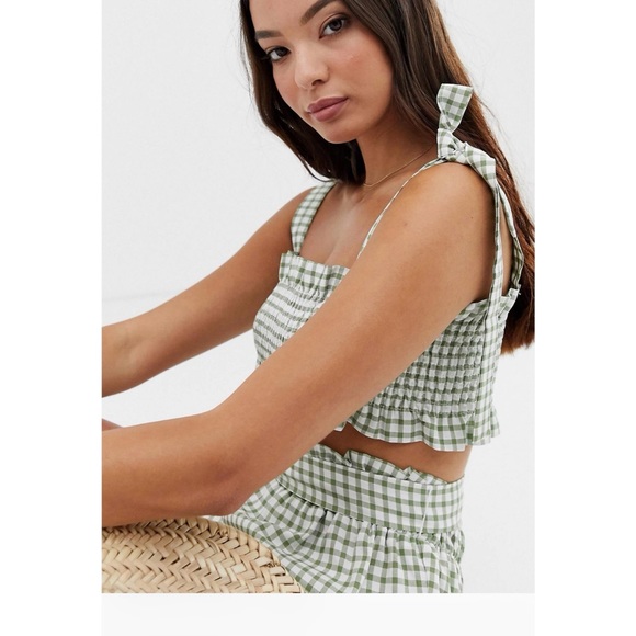 Fashion Union Beach Two Piece in Green - Picture 4 of 5